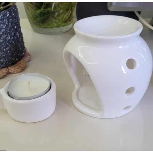 Difusor Rechaud Bolinha Com Panelinha para Vela para Óleos Essenciais E Wax Melts