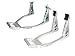 Price comparison product image BIKETEK ALUMINIUM BOX PADDOCK STAND FRONT & REAR SET PAIR HEAVY DUTY