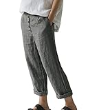 High Waist, Elastischer Bund Mit Knopf, Einfarbig, Loose fit, sehr lässig und sportlich