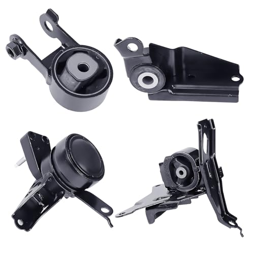 Engine Motor & Transmission Mount Kit 4pcs Compatible with Fits 06-11, 15-17 for Toyota Yaris 1.5L for Auto Replace A4254 A62087 A62044 A4237
