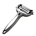 Lacie 3 in 1 Rotatable Peeler for Fruits and Vegetables, Serrated / Wavy / Chipping, Cyclone Knife Head, Grey