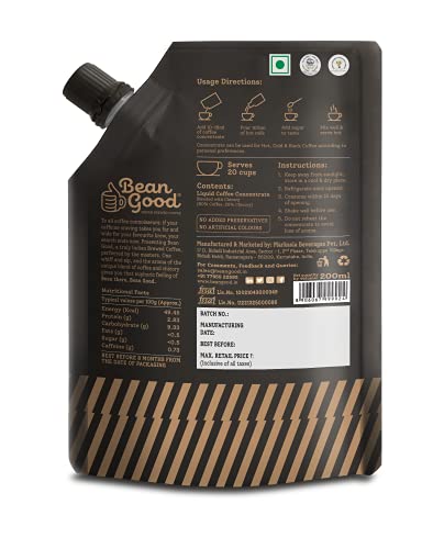 Bean Good Instant South Indian Filter Coffee Decoction Concentrate - 80% Coffee & 20% Chicory Blend - Just Add Hot Water/Milk/Sugar (7.03) #TOP1
