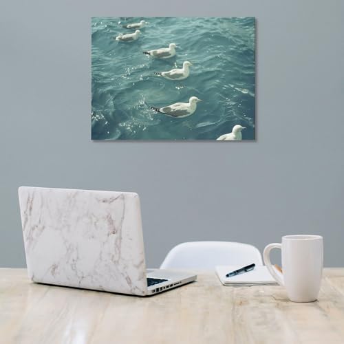 Peinture décorative flottante sur toile pour habiller un mur vide