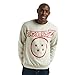 Bioworld Dragon Ball Z Hero Group & Dragon Ball Crew Neck Long Sleeve Tofu Reversible Sweatshirt-XL Off-white
