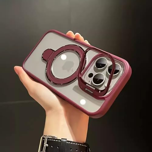iPhone 13 Pro �p �P�[�X MagSafe�ɑΉ� ������� �ϏՌ� �B���J�����X�^���h ���� ���ϖh�~ �ϋv�� ���^ �y�� �S�ʕی� �X�}�z�P�[�X 13 Pro�p �X�^���h�@�\�g���b�v�z�[���t��