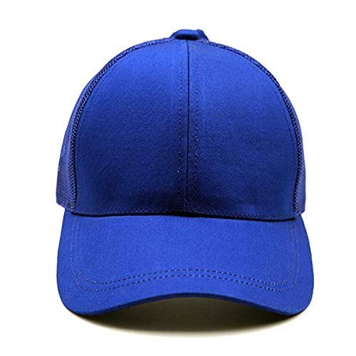 NeuFashion Ponycap Messy High Bun Ponytail Adjustable Mesh Trucker Baseball Cap Hat