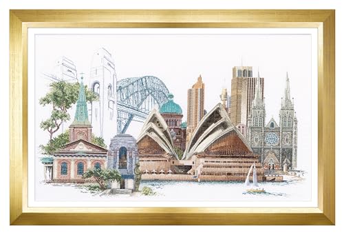 Image of Thea Gouverneur Cross Stitch Kit 31 inchX19.5 inch-Sydney On Aida (18 Count)