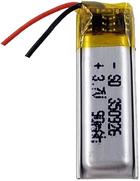 Liter 3.7V 90mAh 350926 Lipo Battery Rechargeable Lithium Polymer ion Battery Pack with Two Lines