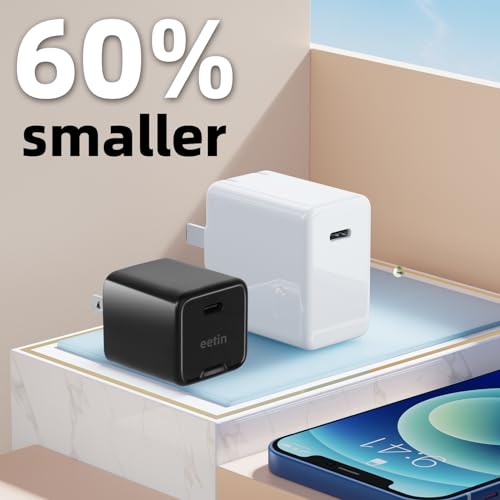 Cargador rápido tipo C de 30W compatible con iPhone y Galaxy 4