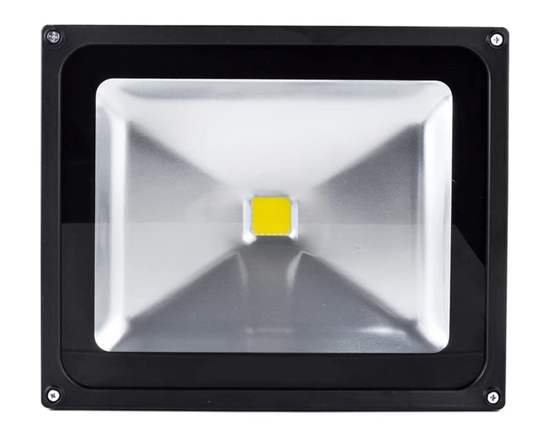 CREATESTAR 2pc Led-schijnwerper voor buiten, 50 W, IP66 waterdicht, superheldere schijnwerper, 5000 lumen, 6500 K, koudwit, voor oprit, achtertuin, werkplaats