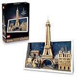 LEGO Architecture Paris – Stadt der Liebe 3D Puzzle - Wanddeko als Bastelset zum Bauen - DIY Set Erwachsene mit Pariser Wahrzeichen wie Miniatur Eiffelturm - Geschenk für Männer und Frauen - 21064