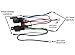 RAREELECTRICAL New Wiring Harness Compatible with Mercury Marine Tilt Trim Motors 9807-100 47-35-9003 6278