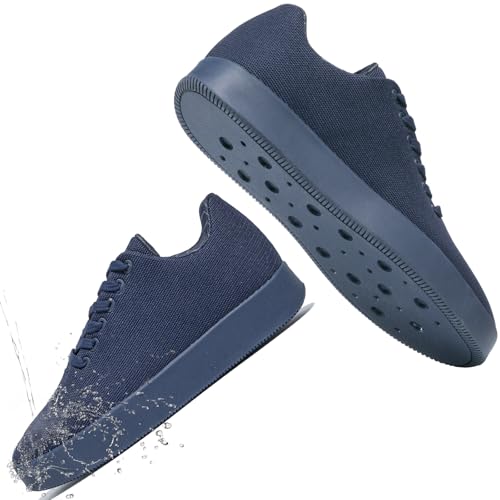 Fashion Cushion Loafers,Non-slip Lightweight Breathable Hands Free Slip-in Sneakers,Comfortable Unisex Waterproof Mesh Flats Shoes for Walking Standing Working Commuting Men Women Boys Girls