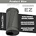JITUIHOM Angled Barbell Grips,Ergonomic Rotating Handles Weightlifting, Dumbbell Grips for Hands,Arm Training Rod Grips,Compatible with Dumbbells,Barbells & Strength Training Accessories