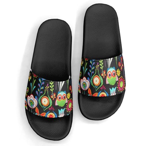 Pitovozu Valentines Day love Slippers for Women Men Comfotable Sandals Non Slip Home Bedroom Pool Shower Outdoor Slide Slippers