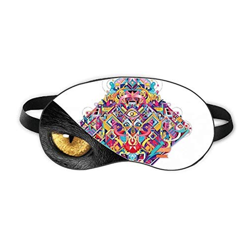 カードの幾何学的パターンを演奏・ダイヤモンド 休み目の遮光美容眼帯