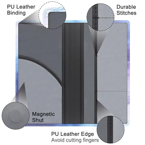 Image of LumiMokki Premium Car Registration & Insurance Card Holder with Magnetic Shut, Vehicle Glove Box Car Organizer - For Documents, Cards, License (Marble)