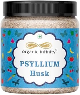 Psyllium Husk/Isabgol Husk (Sat - Isabgol) Fibre Support - 200 GM by Organic Infinity