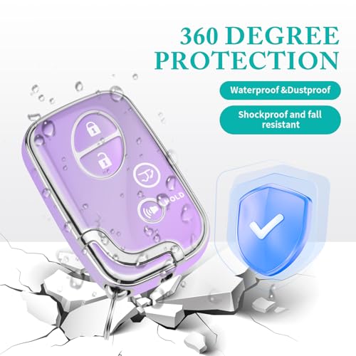Image of MILD EAST for Lexus Key Fob Cover with Keychain