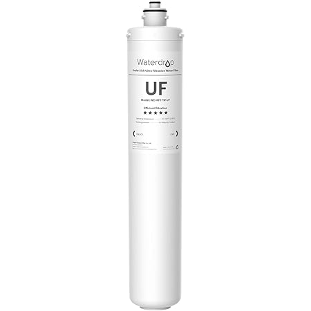 Waterdrop RF10-UF Vervangende filterkool 0,01 micron voor onder de gootsteen waterfilter 10UA/10UA-UF/10UB/10UB-UF, vermindert lood, chloor, slechte smaak en geur