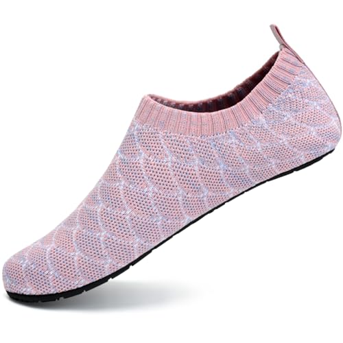 Image of WateLves Barefoot Water Shoes for Women Men Travel Slippers Socks House Shoes Quick-Dry Aqua Socks for Beach Swim Pilates Yoga Dancing Camping Must Haves