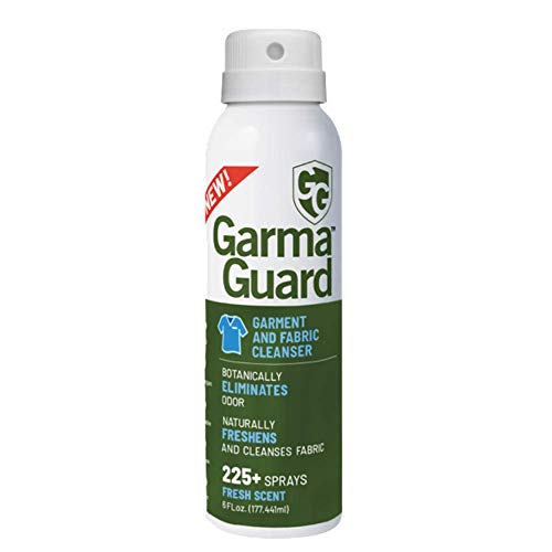 GG GARMAGUARD - Clothing Spray. On-The-Go Clothing Spray. Address Contact with Common Odor Causing Bacteria Use On Clothing, Shoes, Uniforms, Bedding, Car Seats, Sofas, More! (Pack of 1)