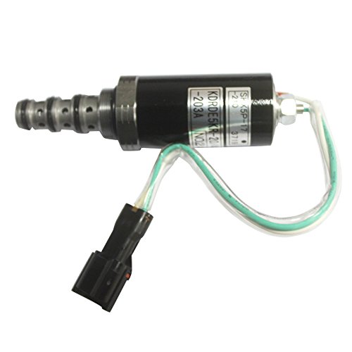 KDRDE5K-20/40C07-203A Hydraulic Pump Solenoid Valve - SINOCMP Excavator Solenoids for Kobelco SK200-6E Solenoid
