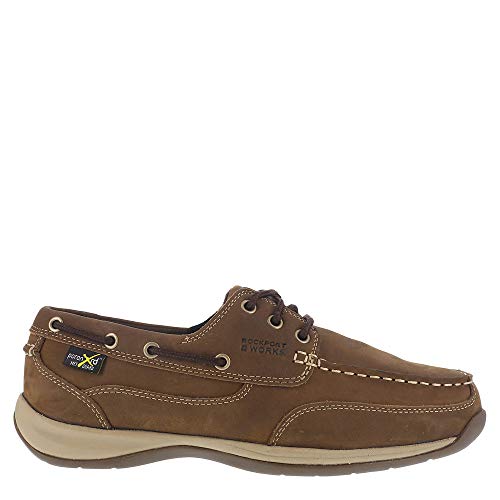 Image of Rockport Works Men's Sailing Club 3 Eye Tie Boat Shoe