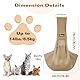Pawaboo Hundetragetasche, Tragbare Haustier Hundetasche mit Atmungsaktiver Mesh-Tasche, Outdoor Reise Haustier Umhängetasche, Tragetücher für Klein Hund Katze (Bis zu 14lbs), Khaki