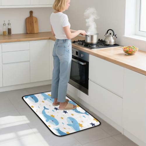 Tapis de cuisine anti-fatigue pour soulager les jambes devant l'évier
