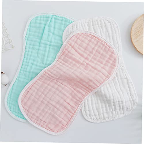 Wakauto 5pcs Baby Burping Cloths for Newborns Ultra Absorbent Cotton Burp Cloths Soft and Comfortable for Feeding and Spit-Up Infants and New Parents4
