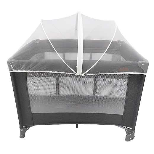 MaxiBaby Berço Portátil Infantil Cercado 0-15kg Lazy Grafite