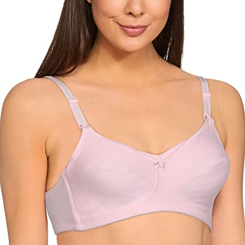 Image of Triumph International Women's Cotton Wire Free Modern Full-Coverage Bra (20I319)