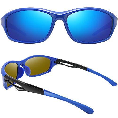 Joopin Lunettes de Soleil Sport Polarisées UV400 et Lunettes de Conduite de Nuit Classique Homme et Femme pour Vélo Conduite Golf Pêche Ski Course à Pied - Image 3