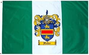 Amazon.com : Heller Family Crest / Coat of Arms Flag. Large 3 ft. x 5 ...