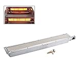 L-home Barbecues Infrarot Seitenbrenner, Gas Camping Brenner BBQ Infrarot-Keramikbrenner Gasgrill Keramikheizung, 57 * 9,5cm