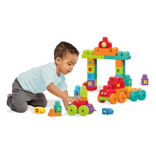 Fisher-Price Jeu de Construction Mega Bloks Le Train des Lettres