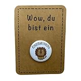 Anstecker Kindergarten Löwe | mit Sicherheitsnadel | 32mm | Geschenk Kindergartenkind | Geschenk zum Kindergartenstart