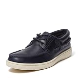Timberland Portofino Pier Bootsschuh A6CXM EP1, Dark Blue   Dunkelblau, Glattleder Blau Gr. 49