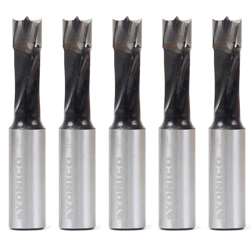 YONICO ボーリングビット ブラッドポイント 右利き(5パック) 8mm 10mm シャンク 41108R-5PK