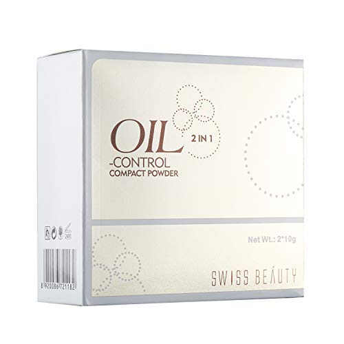 Swiss Beauty Oil Control Compact Powder | Lightweight Compact Powder for Matte Flawless Finish | Face Makeup, Shade - Skin-Beige, 20 gm | - Image 4