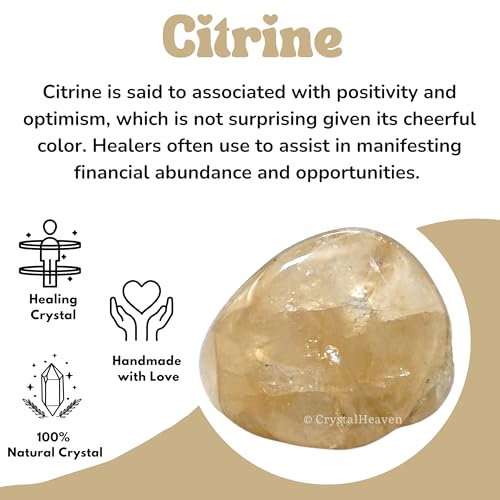 Image of Certified Citrine Healing Tumbled Stone