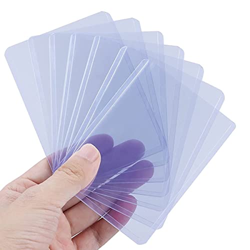 ECVV 50 Packs Trading Card Holders, Hard Plastic Card Sleeve...