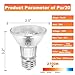KIMLOONG PAR20 Halogen Light Bulbs, 39W 120V Dimmable 12 Pack, E26 Base Par20 Halogen Bulb, Warm White 2700K, 1755 Lumens ECO Flood Bulb, Long Lasting for Track Lighting & Hood Range Light Bulbs