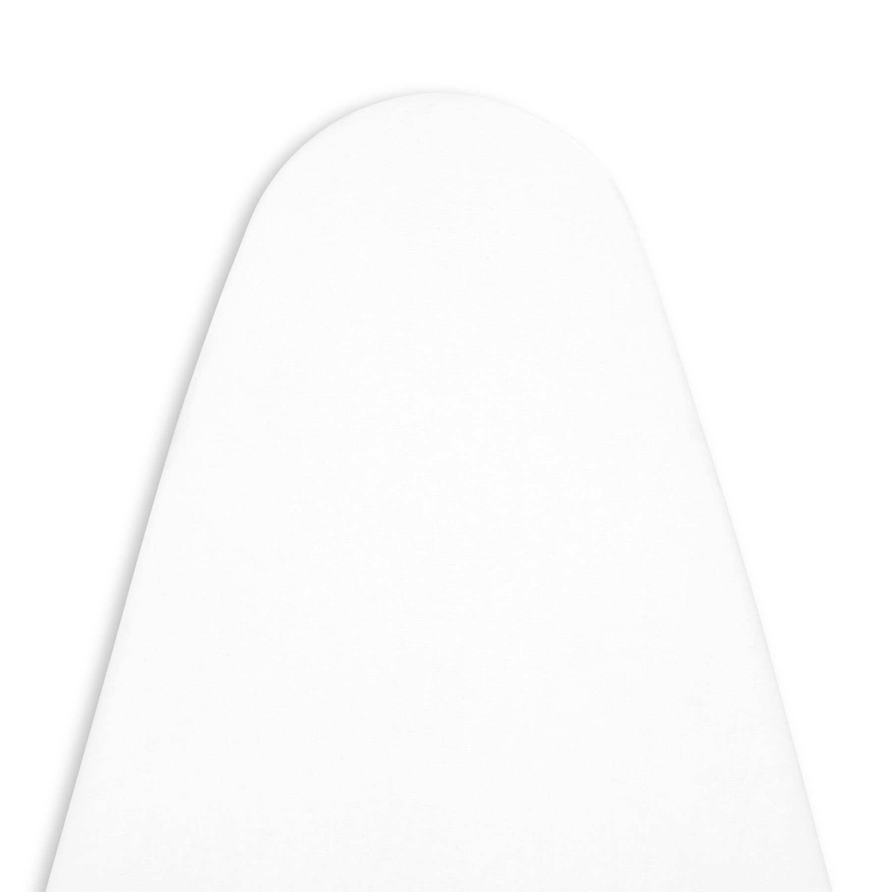 Encasa Homes Replacement Ironing Board Cover with Extra Thick Pad, Plain Colors, Elasticated, (Fits Standard Large Boards of 15 x 54 inch) Heat Reflective, Scorch Resistant, Heavy Duty - White(Similar)