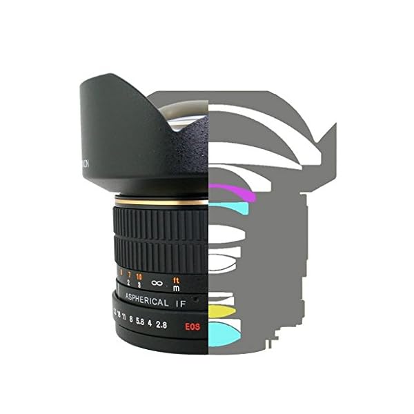 Rokinon 14 mm F2.8 Ultra-Weitwinkelobjektiv, Canon, schwarz, None – Bild 7