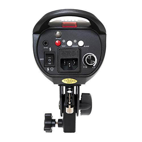 Conjunto para estúdio com 3 Flashes de 200ws e Sombinhas