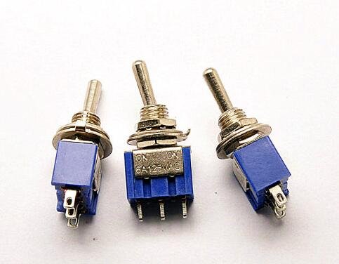 Interrupteur MTS102 anti faux contact double commutateurs marche arrêt lot de 10