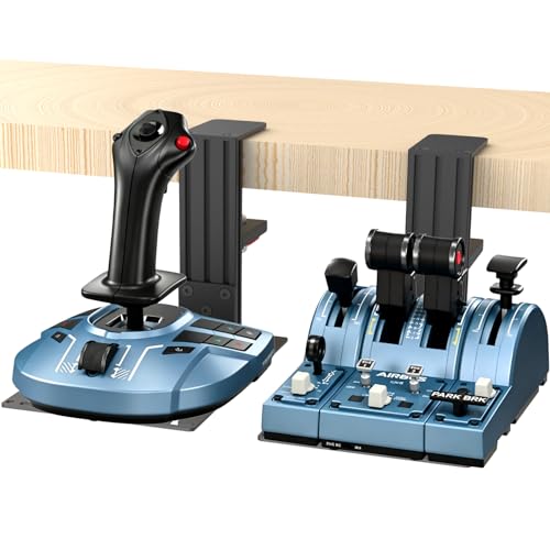 Support de Bureau HOTAS Universel pour Thrustmaster T.16000M et Logitech X56