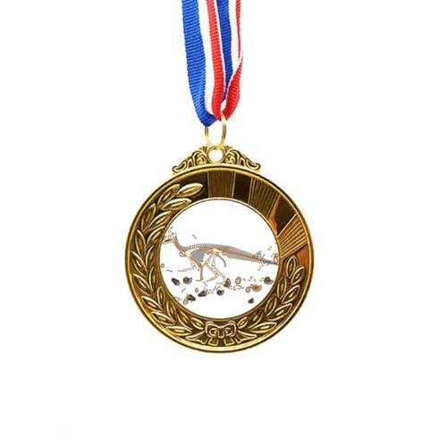 Cinta de dinosaurio en miniatura b bs medalla de regalo para campeones del primer puesto